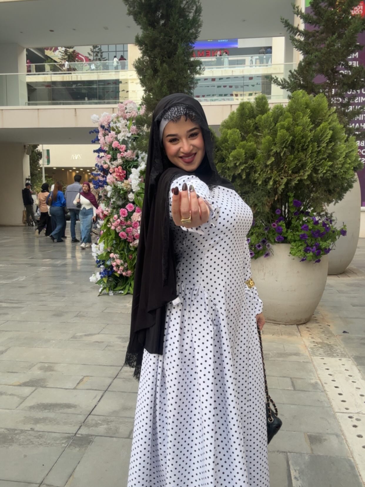 Polka dot dress